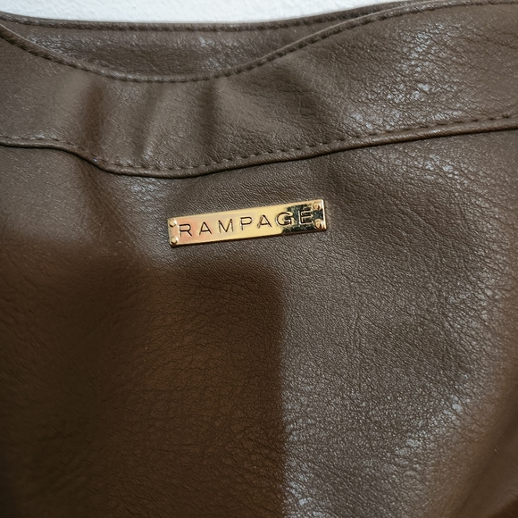 Beautiful Rampage vegan taupe handbag/crossover/adjustable purse - Picture 7 of 11